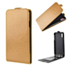 Vertical Leather Wallet Case - GOLD for iPhone 8P / 7P (Only Ground Shipping)