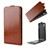 Vertical Leather Wallet Case - BROWN for iPhone XR (Only Ground Shipping)