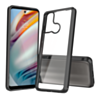 Moto G60 Hybrid Case with Air Cushion Technology - BLACK (Only Ground Shipping)