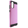 Galaxy S20 Plus Hybrid Metal Brushed Case- PINK (Only Ground Shipping)