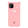 3D Cartoon Bear Soft Silicone Case - PINK for iPhone 11 Pro Max (Only Ground Shipping)