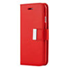 Galaxy S20 Ultra Design Wallet with Extra Pocket Case - RED (Only Ground Shipping)