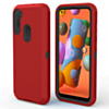 Heavy Duty Case for Galaxy A21 (RED & BLACK) (Only Ground Shipping)