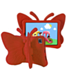 Butterfly Shockproof Kids Case - RED for iPad Air 4 / Air 5 / Pro 11 (1st / 2nd / 3rd / 4th) (Only Ground Shipping)
