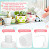 Curved Plastic Squeeze Diffuser Wash Clean Bottle (250ml)