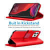 Elegant Leather Wallet Case RED for iPhone 11 Pro Max (Only Ground Shipping)