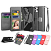 Elegant Leather Wallet Case - BLACK for iPhone 12 Mini (Only Ground Shipping)