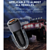 LDNIO C510Q PD QC3.0 Dual USB A+C Car Charger with USB A-L Non-MFI Cable (3ft) (36W) (Only Ground Shipping)