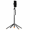 Auto Pop-Up 360° Rotating Selfie Stick Tripod (Black) (Only Ground Shipping)
