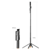 Auto Pop-Up 360° Rotating Selfie Stick Tripod (Black) (Only Ground Shipping)