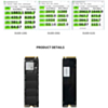Derlar M.2 NVME PCIe 3.0 2280 256GB SSD Solid State Drive