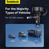 BASEUS Enjoyment Pro Car Charger with Built in USB-C Cable (60w) (Only Ground Shipping)