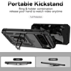 Dual Layers Hybrid Case (Black) for Google Pixel 9 Pro XL / 10 Pro XL / 11 Pro XL with Metal Ring and Camera Protector (Only Ground Shipping)