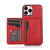 Leather Pocket Wallet Case  (Red) for iPhone 12 Pro Max / 13 Pro Max (Only Ground Shipping)
