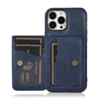Leather Pocket Wallet Case - BLUE for iPhone 11 (Only Ground Shipping)