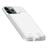 Soft Rubber Slim Charging Case (5500 mAh) for iPhone 12 Pro Max (WHITE) (Only Ground Shipping)