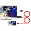 Display 2in1 Cable for HDMI & USB-A / L (HDTV / Charging & Data) (3ft) (Only Ground Shipping)