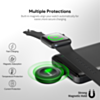 Esoulk Convenient Magnetic Wireless Charger for Smart Watch - BLACK (Only Ground Shipping)