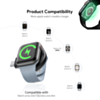 Esoulk Convenient Magnetic Wireless Charger for Smart Watch - BLACK (Only Ground Shipping)