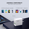 Esoulk USB C+A PD/QC Wall Adapter (20W) (WHITE) (Only Ground Shipping)