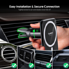 Esoulk Magnetic Wireless Charger Air Vent Car Mount (15W) (BLACK) (Only Ground Shipping)