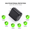 Esoulk USB C Wall Adapter (20W) (BLACK) (Only Ground Shipping)