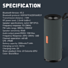LDNIO BTS13 BT Bass Mini Waterproof Portable 5.3 Bluetooth Speaker (2000 mAh) (Only Ground Shipping)