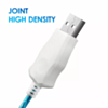 Visible USB A-M Flowing LED Fast Charging Cable (RED) (3ft) (5W) (Only Ground Shipping)