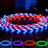 Visible USB A-M Flowing LED Fast Charging Cable (RED) (3ft) (5W) (Only Ground Shipping)