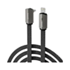 Toocki Car Series USB C-L Non-MFI Thick Braided Fast Charging Data Cable (GRAY) (3ft) (20W) (Only Ground Shipping)