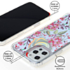 Flower Print Design Hard Clear Case - G100 for iPhone XR (Only Ground Shipping)