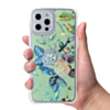 Flower Print Design Hard Clear Case - G102 for iPhone 8 / 7 (Only Ground Shipping)