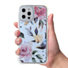 Flower Print Design Hard Clear Case - G104 for iPhone 8P / 7P (Only Ground Shipping)