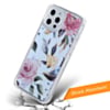 Flower Print Design Hard Clear Case - G104 for iPhone XR (Only Ground Shipping)