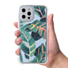 Flower Print Design Hard Clear Case - G97 for iPhone 12 / 12 Pro (Only Ground Shipping)