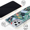 Flower Print Design Hard Clear Case - G97 for iPhone 12 / 12 Pro (Only Ground Shipping)