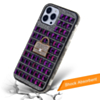 Crystal Stones Case with Five Adornment - PURPLE for iPhone 7G / 8G / SE 2020 (Only Ground Shipping)