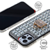 Crystal Stones Case with Bag Adornment - CLEAR for iPhone 7G / 8G / SE 2020 (Only Ground Shipping)
