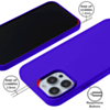 Soft Solid Silicone Case (Full Buttom Cover) - SEA BLUE for iPhone 13 Pro (Only Ground Shipping)