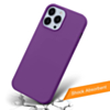 iPhone 13 Mini Soft Solid Silicone Case (Full Buttom Cover) - LIGHT PURPLE (Only Ground Shipping)