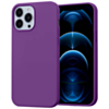 iPhone 13 Mini Soft Solid Silicone Case (Full Buttom Cover) - LIGHT PURPLE (Only Ground Shipping)