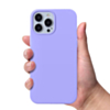 Soft Solid Silicone Case (Full Buttom Cover) - LILAC for iPhone 13 Pro Max (Only Ground Shipping)