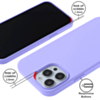 Soft Solid Silicone Case (Full Buttom Cover) - LILAC for iPhone 13 Pro Max (Only Ground Shipping)