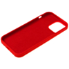 iPhone 13 Mini Soft Solid Silicone Case (Full Buttom Cover) - RED (Only Ground Shipping)