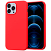 iPhone 13 Mini Soft Solid Silicone Case (Full Buttom Cover) - RED (Only Ground Shipping)