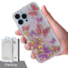 Liquid Quicksand Glitter Cover Case - M2 for iPhone 12 Pro Max (Only Ground Shipping)