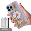 Liquid Quicksand Glitter Cover Case - L16 for iPhone 12 Pro Max (Only Ground Shipping)