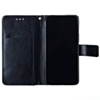 Leather Wallet Case with Card Slot - BLACK for iPhone 13 Pro (Only Ground Shipping)