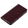 iPhone 13 Mini Leather Wallet Case with Card Slot - BROWN (Only Ground Shipping)
