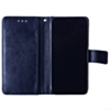 Leather Wallet Case with Card Slot - DARK BLUE for iPhone 12 / 12 Pro (Only Ground Shipping)